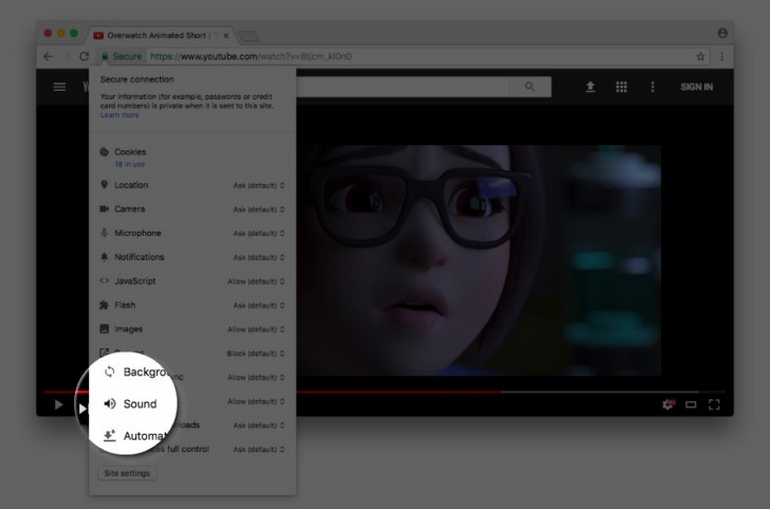 Новая функция по отключению звука в Google Chrome - 74191 Новая функция по отключению звука в Google Chrome - фото 74191