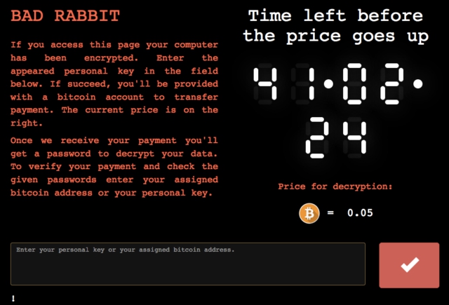 Вирус Bad Rabbit дает 48 часов на выкуп - 84242 Вирус Bad Rabbit дает 48 часов на выкуп - фото 84242