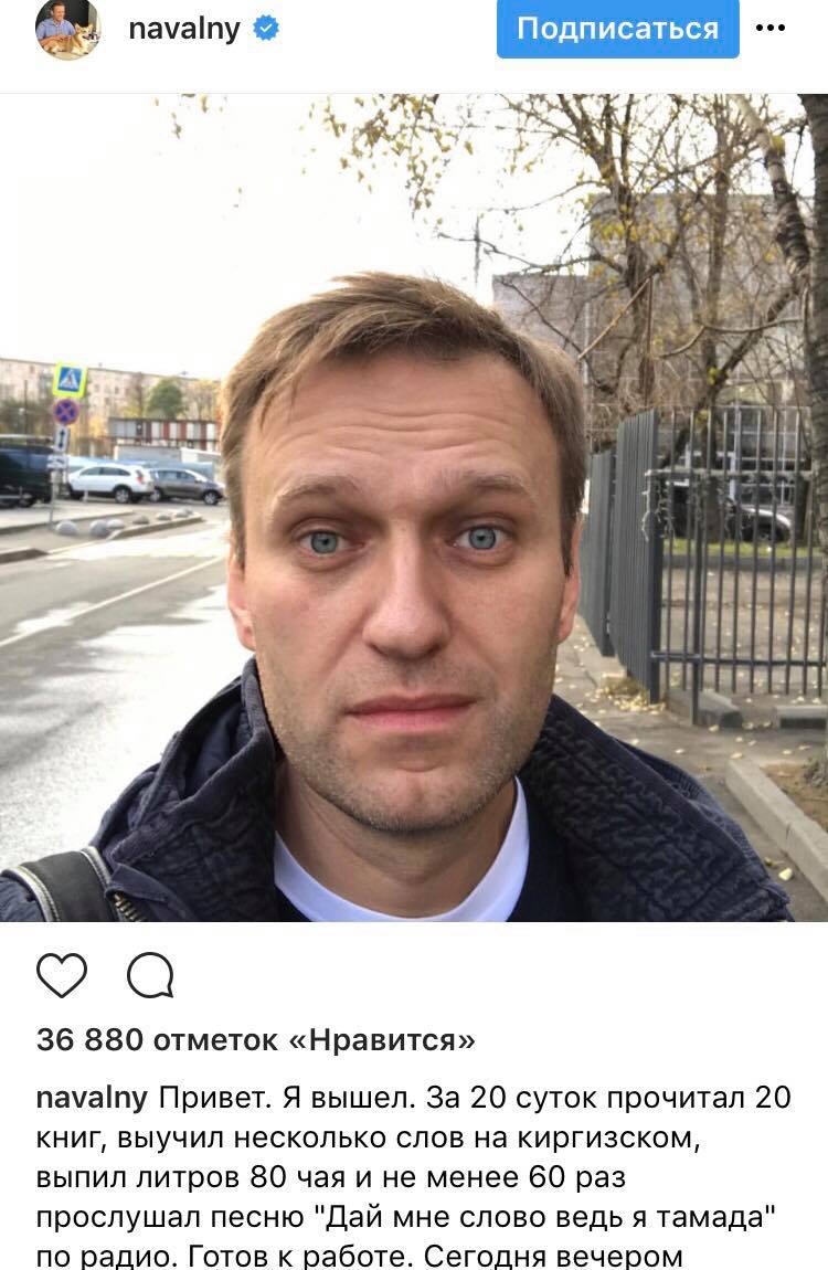 Скриншот записи Навального, которого выпустили из СИЗО - 83540 Скриншот записи Навального, которого выпустили из СИЗО - фото 83540