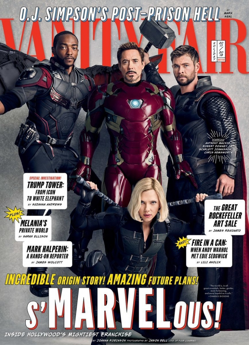 Юбилей киновселенной: Герои Marvel появились на обложках Vanity Fair - 93590 Юбилей киновселенной: Герои Marvel появились на обложках Vanity Fair - фото 93590