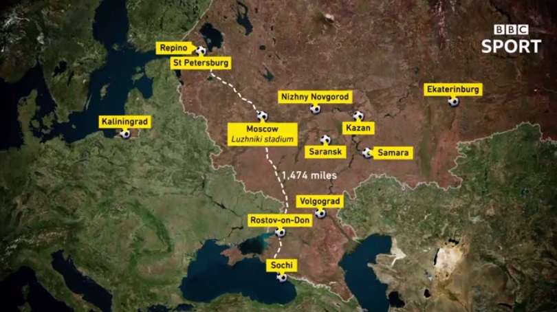 Карта BBC с 'российским' Крымом - 94116 Карта BBC с 'российским' Крымом - фото 94116