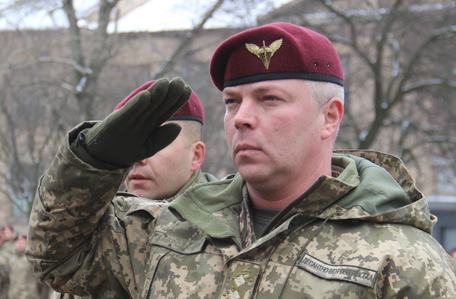 Михаил Забродский на открытии памятника украинским бойцам - 103492 Михаил Забродский на открытии памятника украинским бойцам - фото 103492