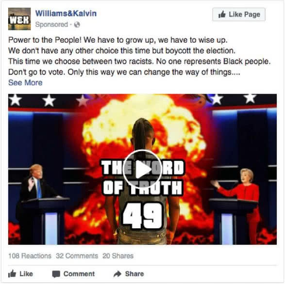 США обнародовали копии Facebook-постов российских онлайн-троллей - 124314 США обнародовали копии Facebook-постов российских онлайн-троллей - фото 124314