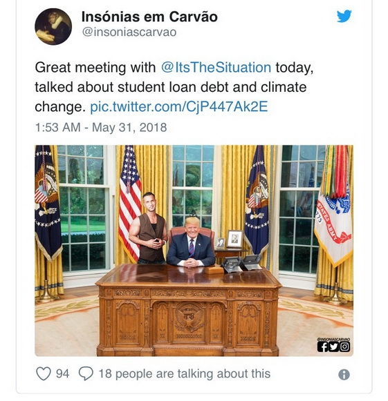 Пользователи затроллили фото со встречи Кардашьян и Трампа - 128137 Пользователи затроллили фото со встречи Кардашьян и Трампа - фото 128137