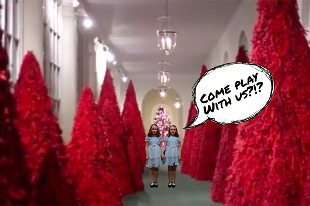 Американцы раскритиковали Меланию Трамп за выбор рождественского дизайна для Белого дома - фото 161701