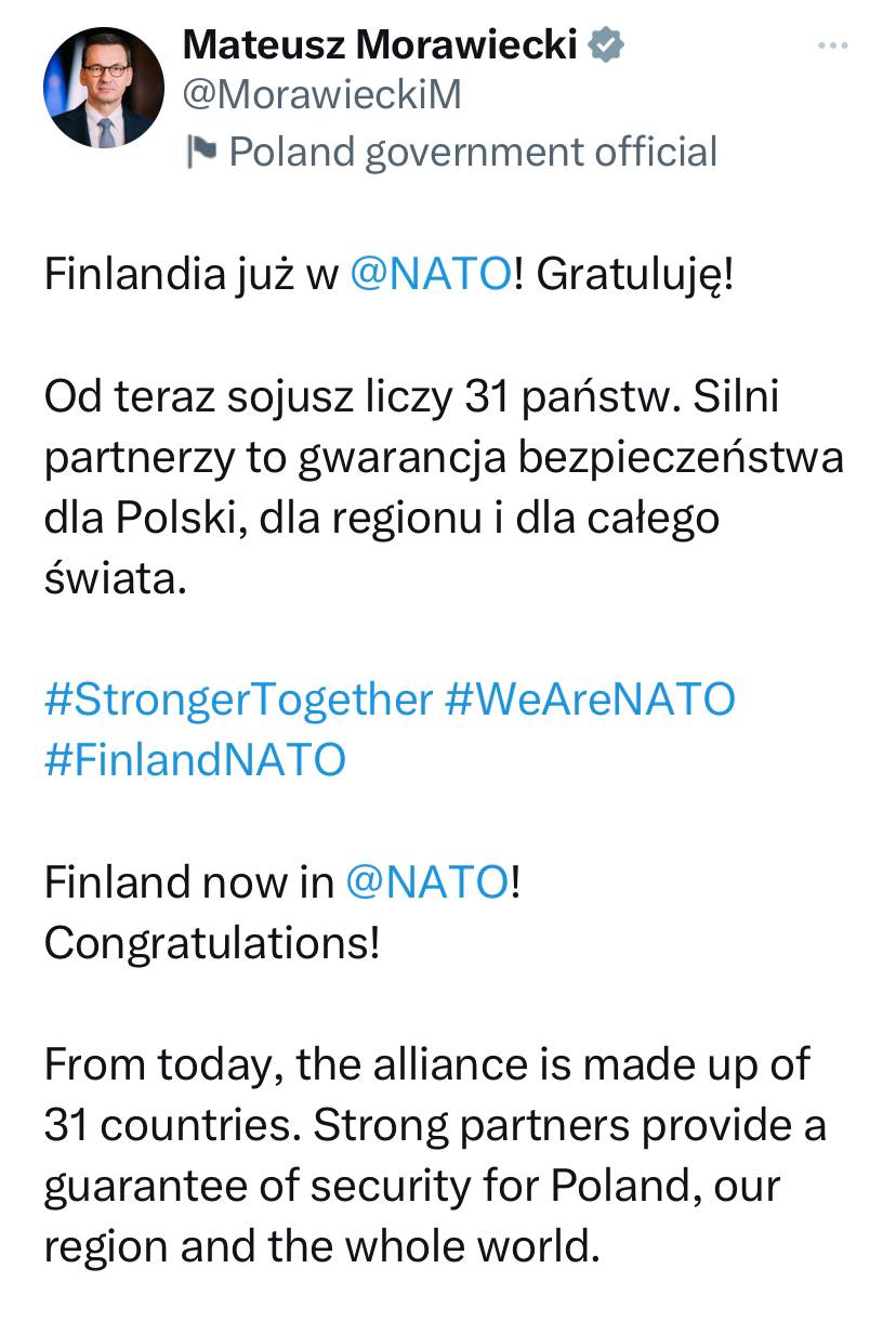 Фінляндія стала 31-м членом НАТО - фото 213451