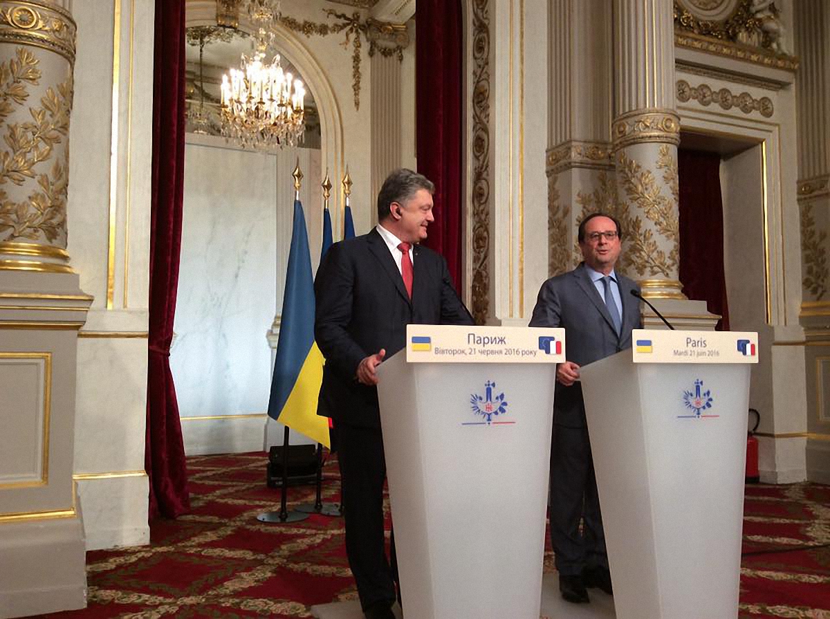 Олланд и Порошенко встретились в Париже - фото 1