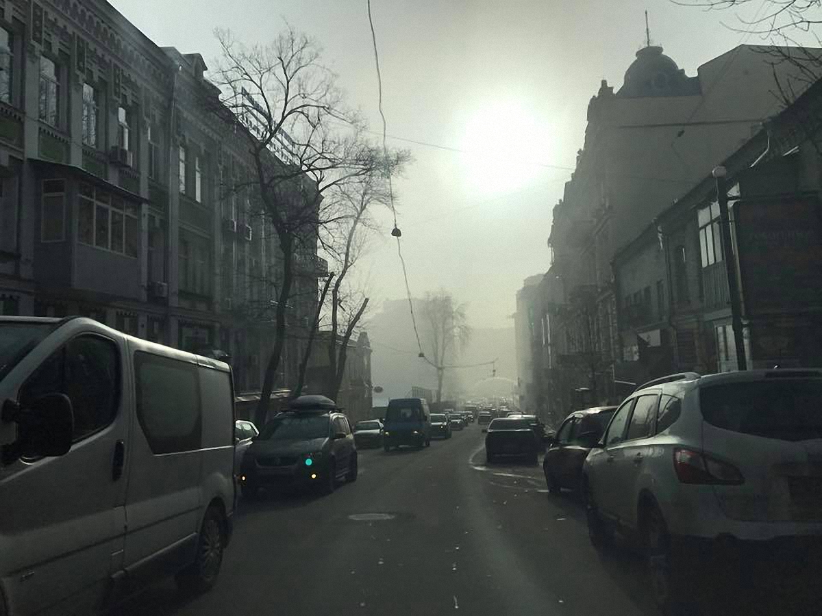 Киев накрыл смог - фото 1
