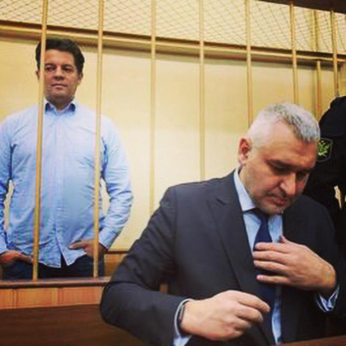 Фейгин и Сущенко в зале суда - фото 1