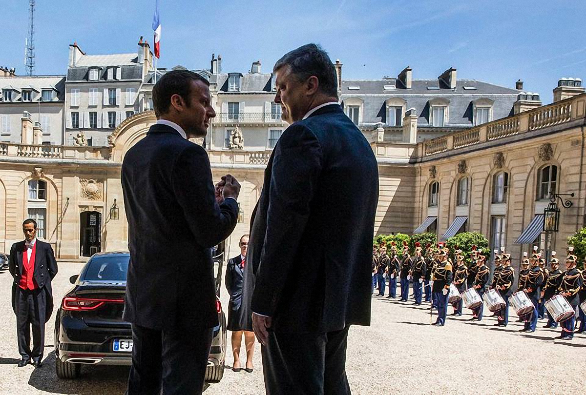 Макрон и Порошенко встретились в Париже - фото 1