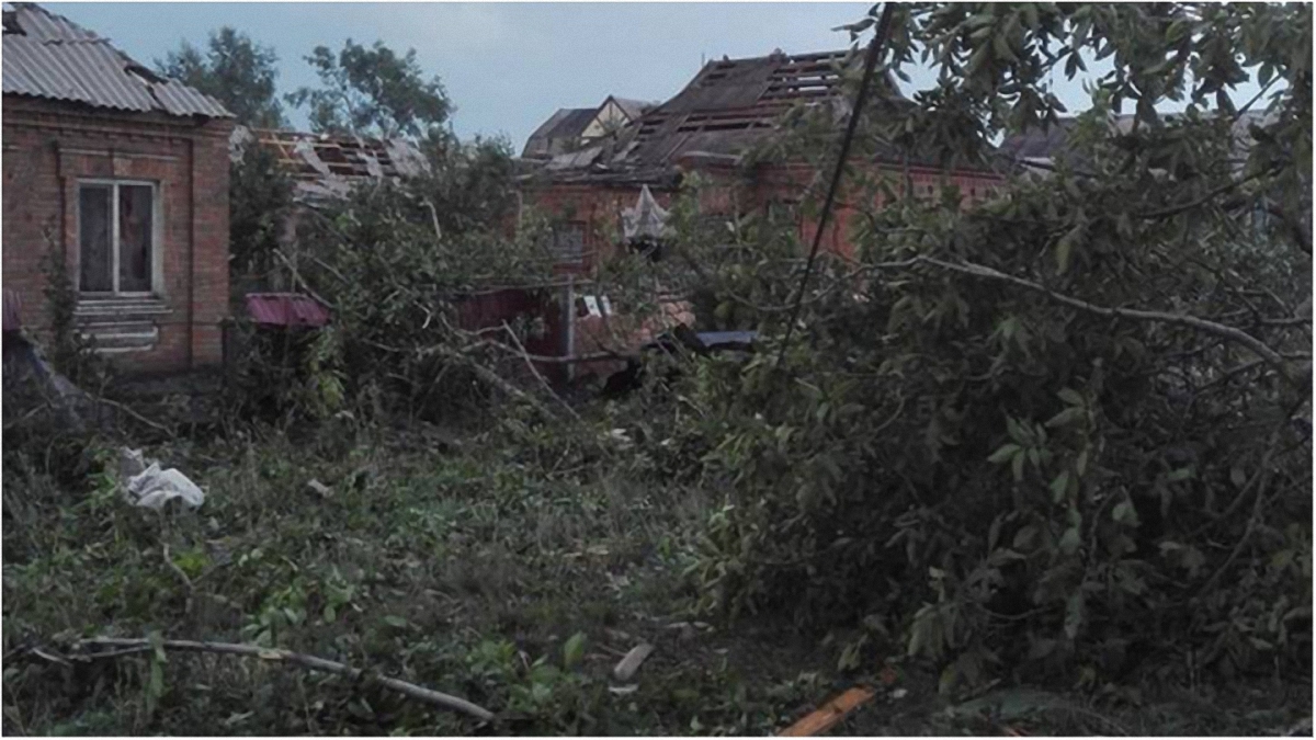 Смерч в Кривом Роге посносил крыши и повалил деревья - фото 1