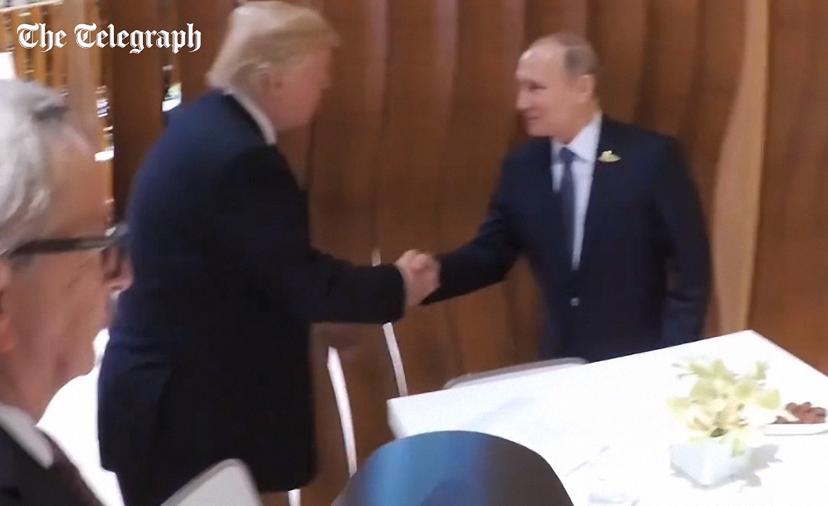 Путин и Трамп встретились на саммите G20 - фото 1