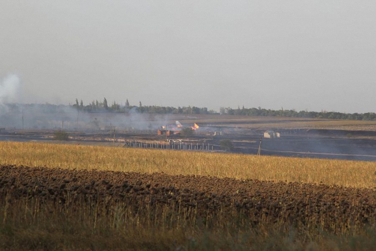В ОБСЕ назвали причину пожара на складе боеприпасов в селе Новоянисоль - фото 1