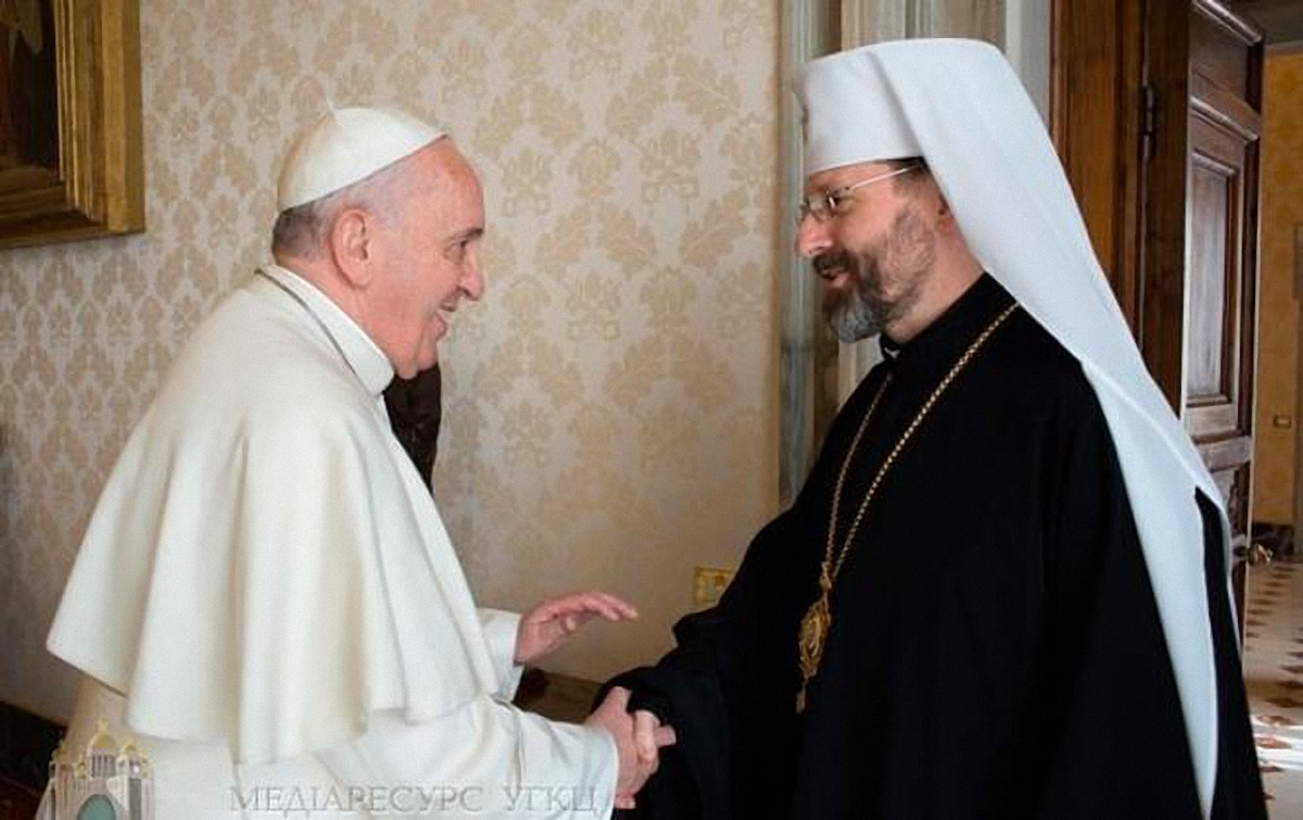 Папа римский Франциск встретился с главой УГКЦ - фото 1