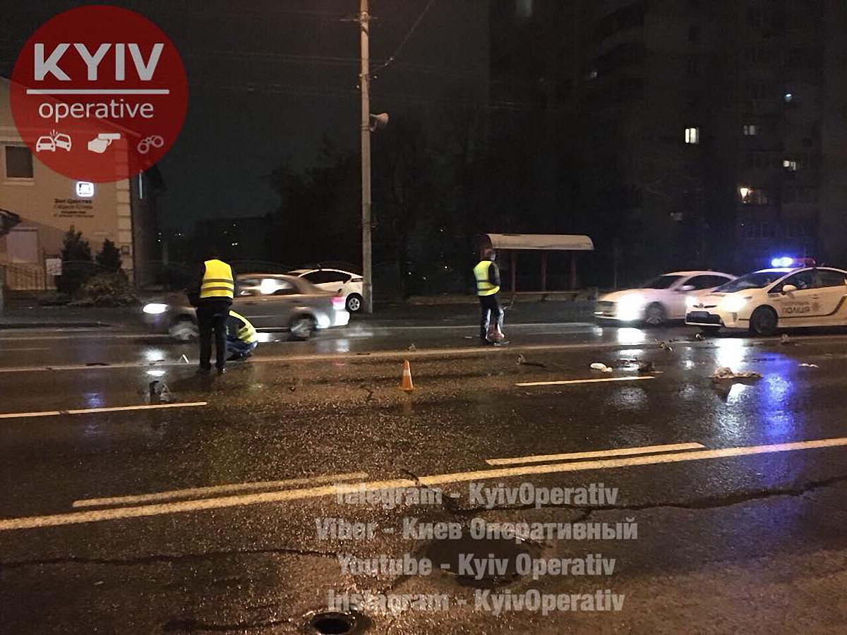 В Киеве водитель сбил пешехода-нарушителя - фото 1