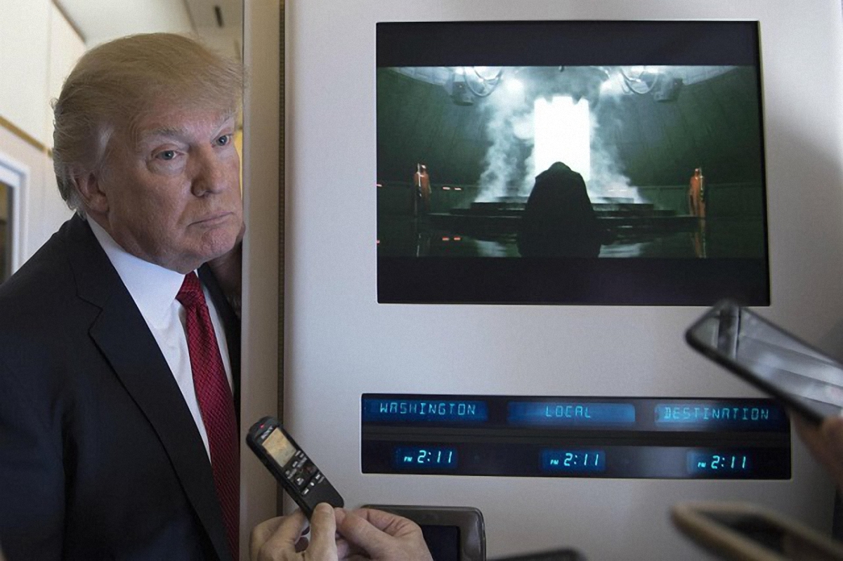 Большую часть времени Трамп смотрит телевизор - фото 1