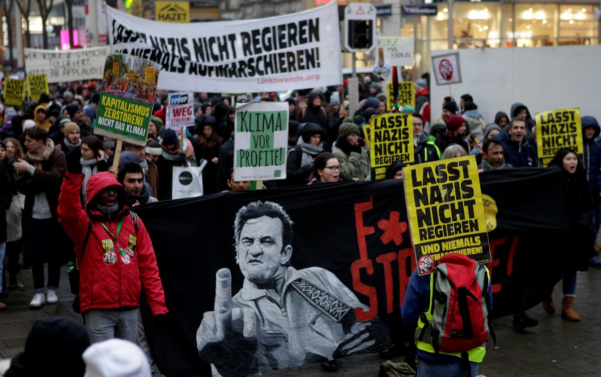 Акции протеста в Вене - фото 1