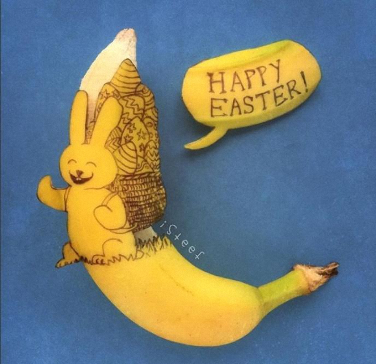 Художник из Нидерландов создает картины на шкурках бананов - фото 1
