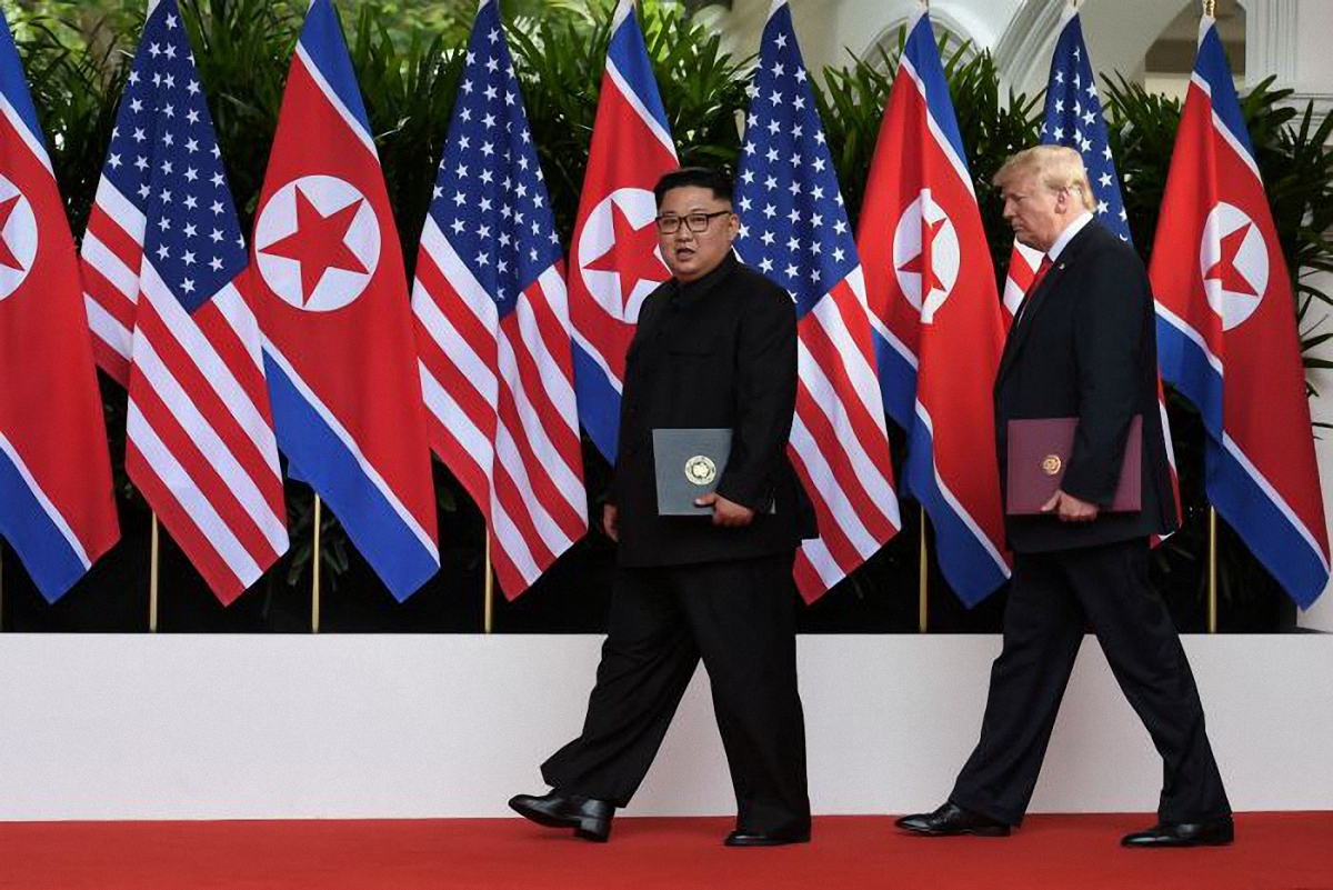 Ким Чен Ын и Дональд Трамп - фото 1