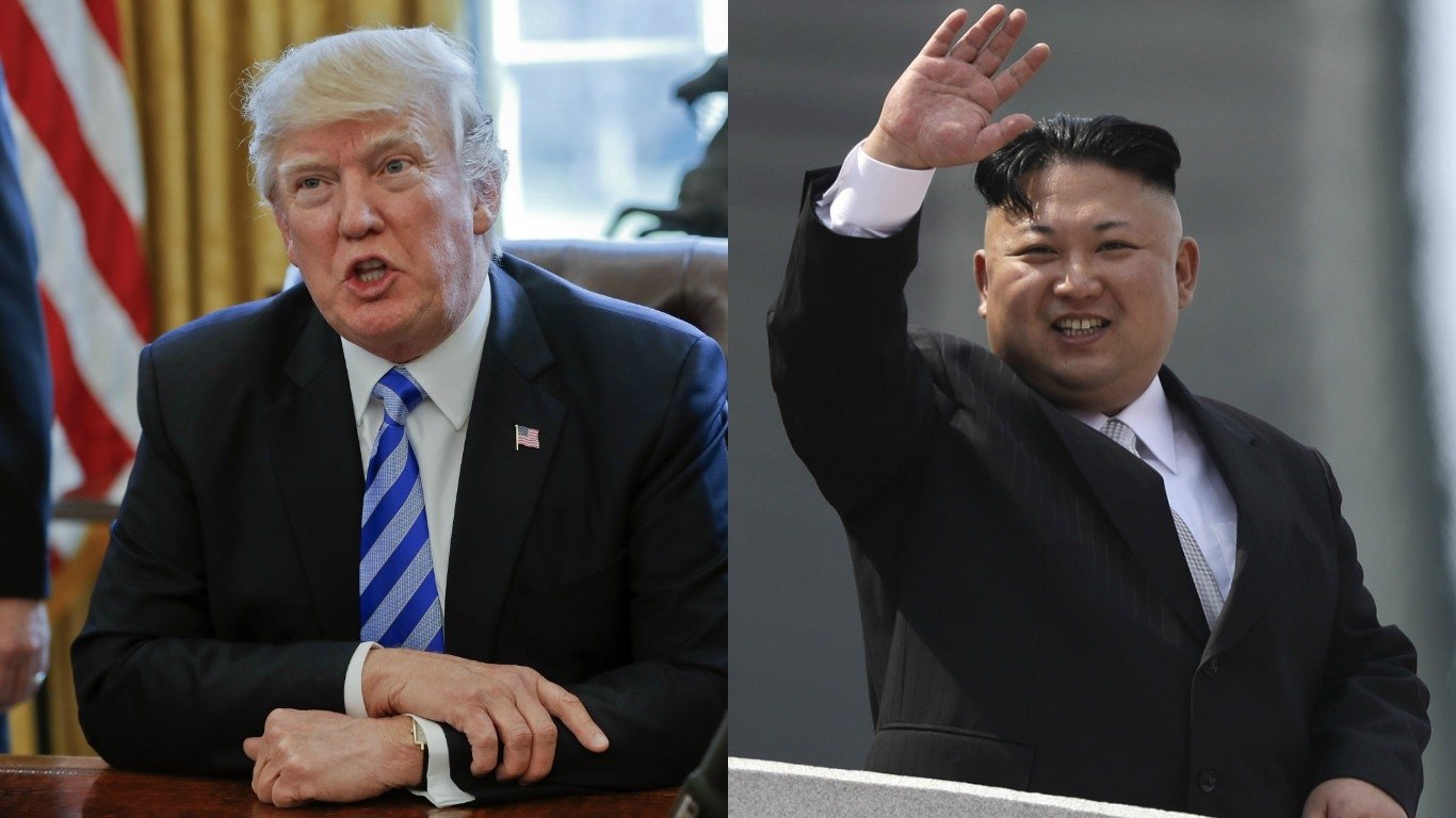Дональд Трамп и Ким Чен Ын - фото 1