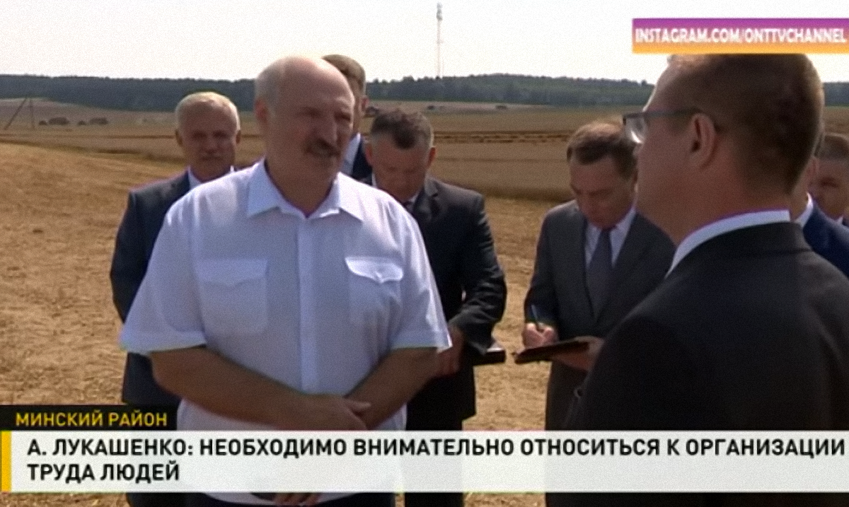 Лукашенко показали по беларусском телевидению - фото 1