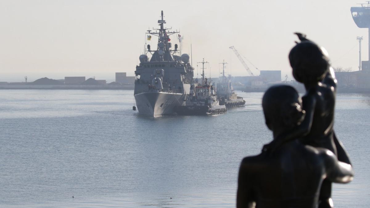 Ватные террористы недовольны присутствием кораблей НАТО в Одессе - фото 1