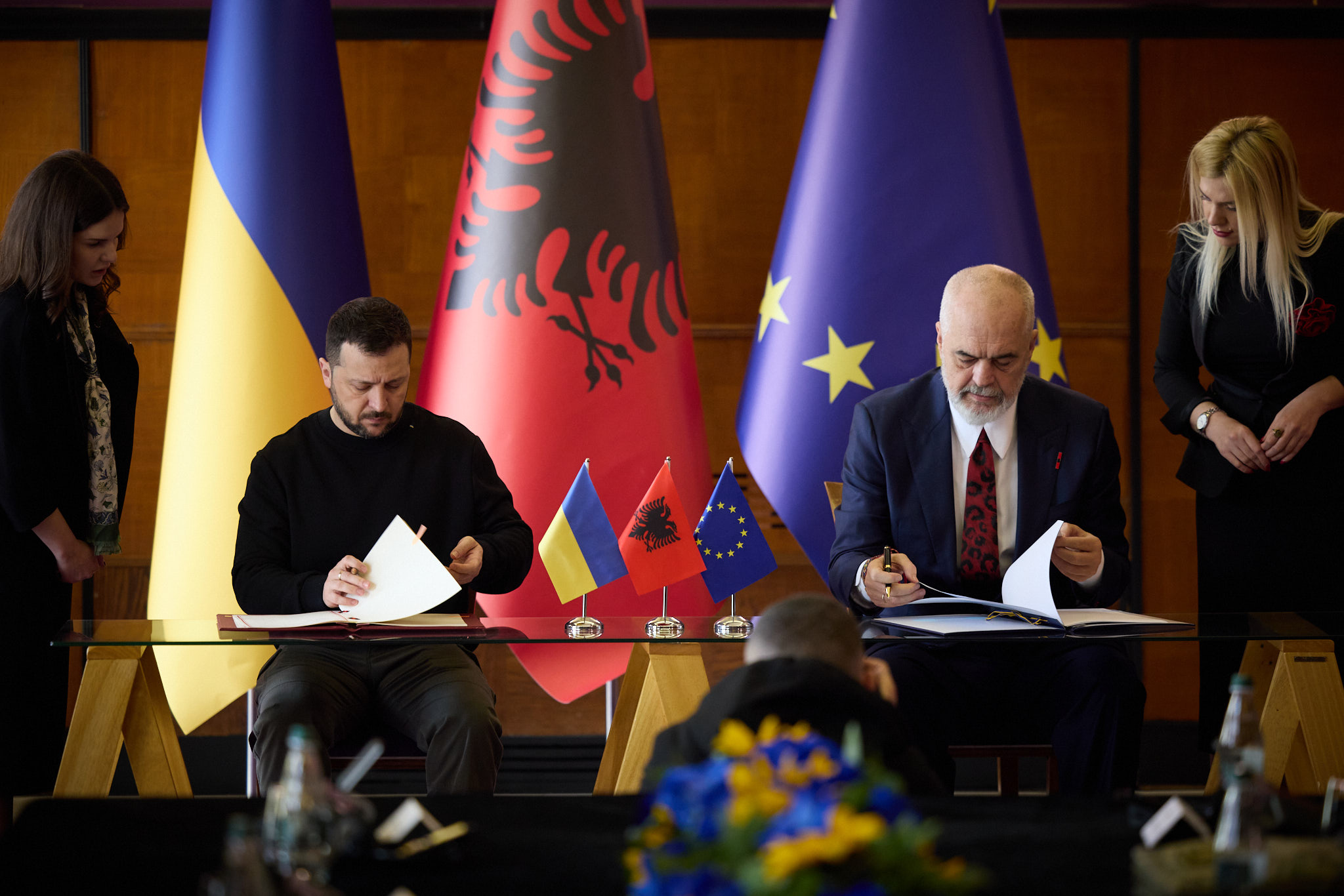 Володимир Зеленський та Еді Рама підписали Договір про дружбу та співробітництво між Україною та Албанією - фото 1