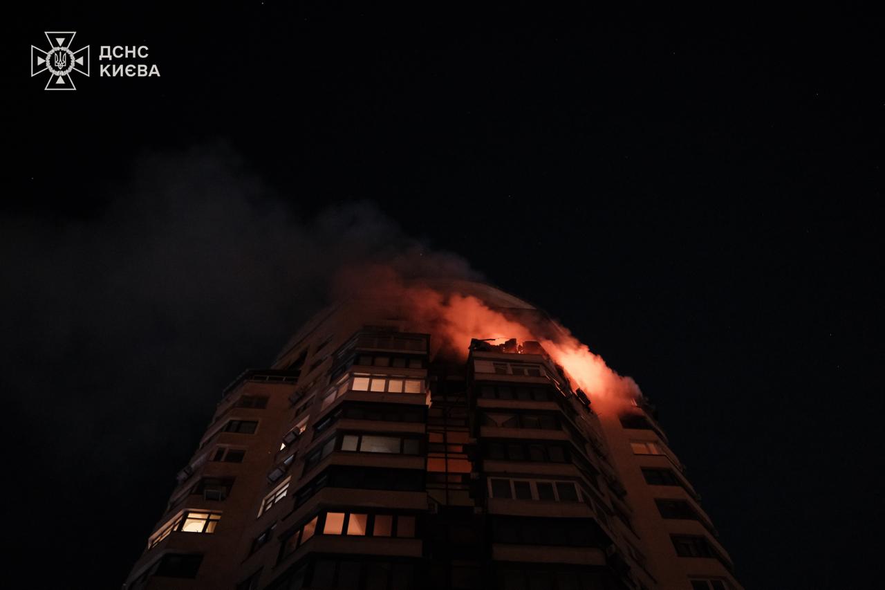 Удар росіян по Києву - фото 1
