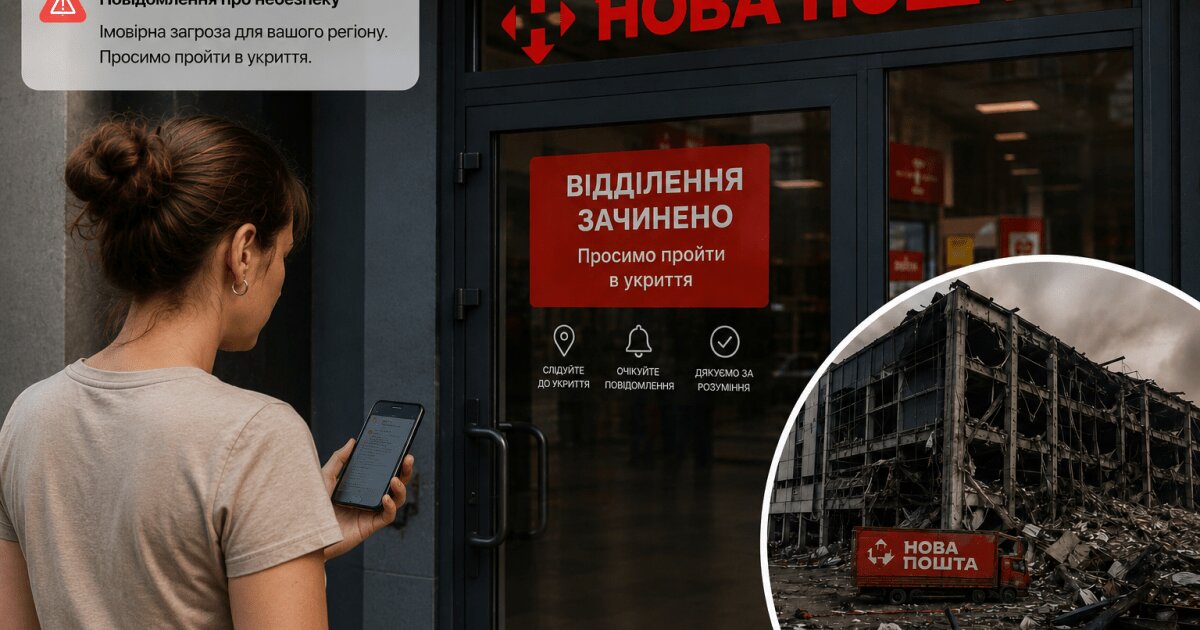 Сирени немає, а відділення зачинене: чому «Нова пошта» запровадила власні правила тривог - фото 1