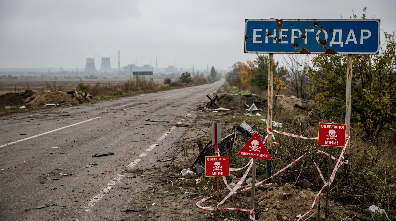 Транспортний зашморг: окупанти замінували дорогу до Енергодара і готують сценарій других Олешок - фото 1