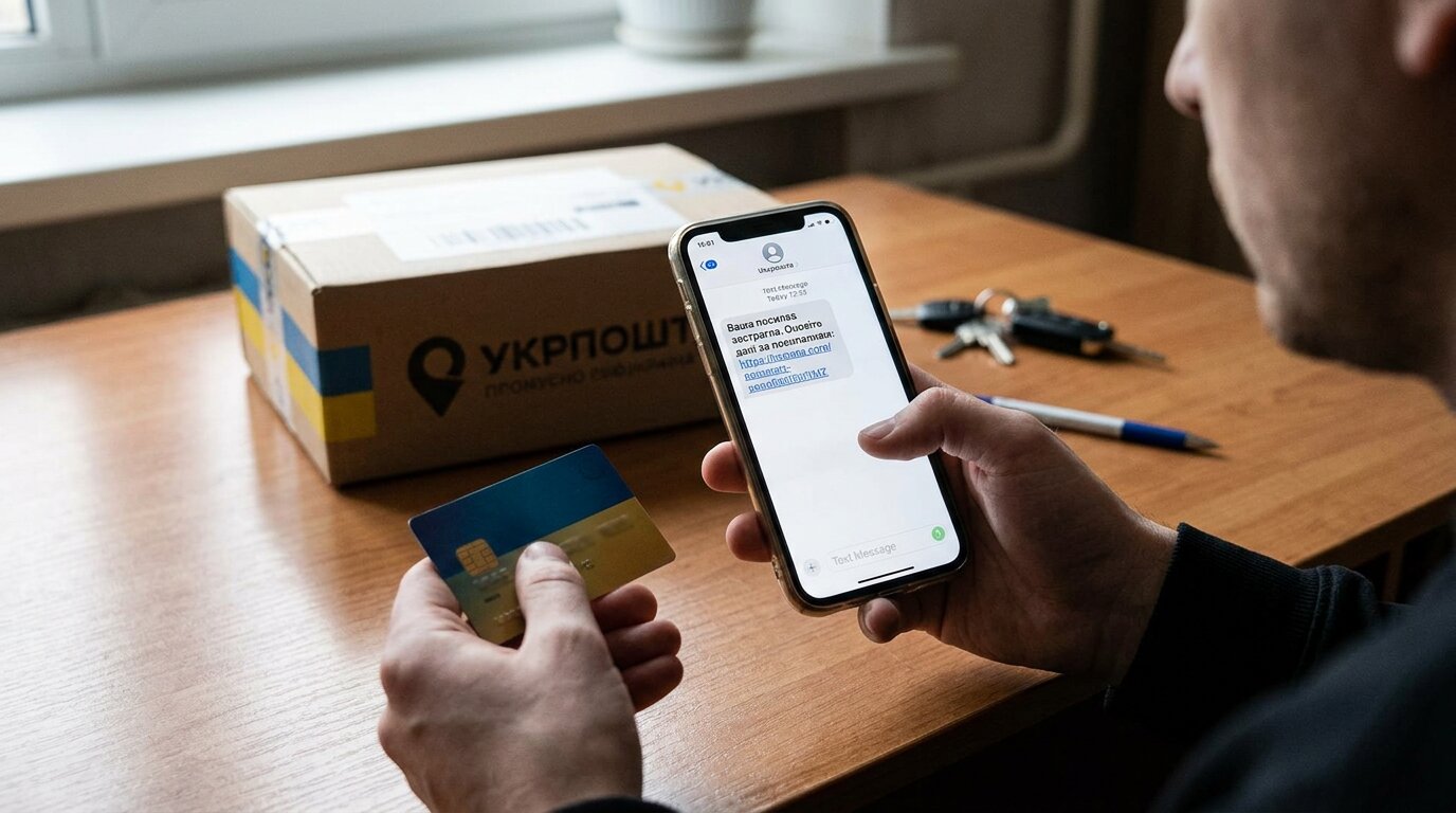 «Сплатіть 30 гривень за посилку»: як аферисти під виглядом «Укрпошти» спустошують банківські картки - фото 1