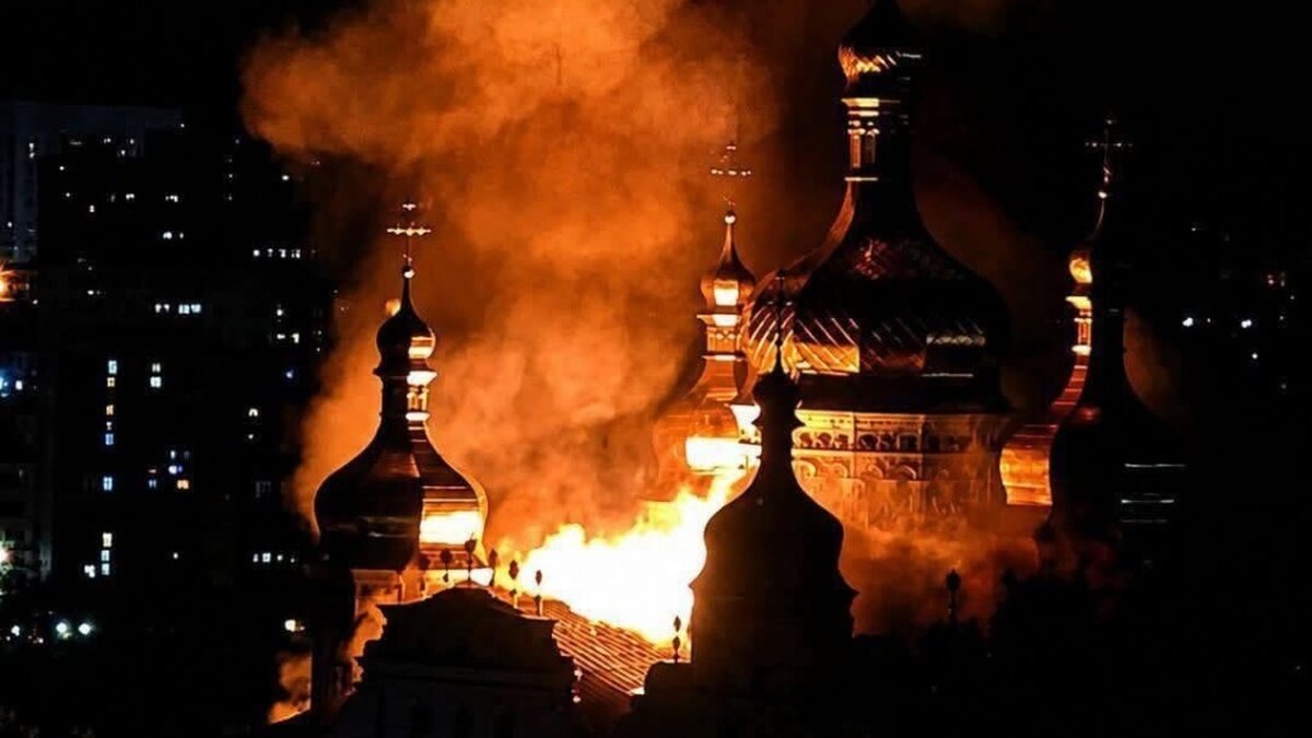Наслідки обстрілу Києво-Печерської лаври