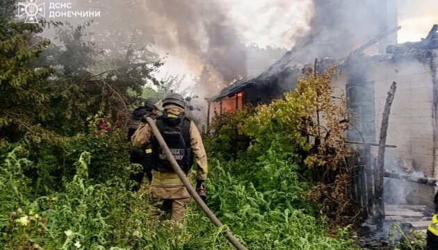 Наслідки ворожих обстрілів на Донеччині