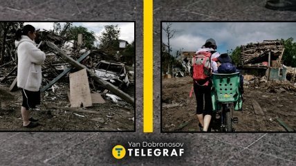 Пошкоджені будинки киян