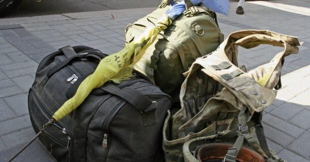 Українські військовослужбовці на фронті