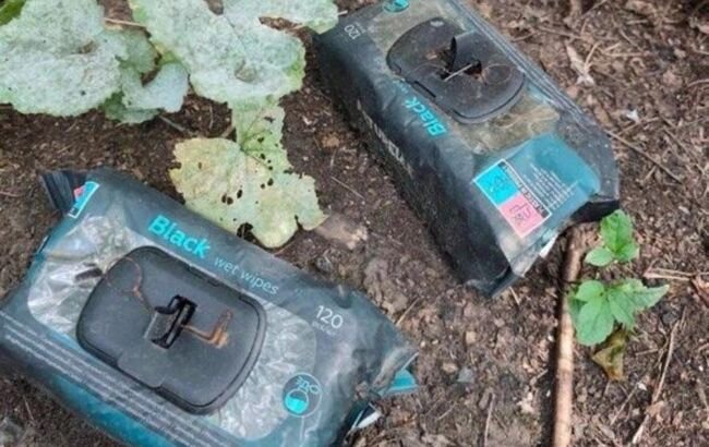 Замаскована вибухівка у пачці серветок
