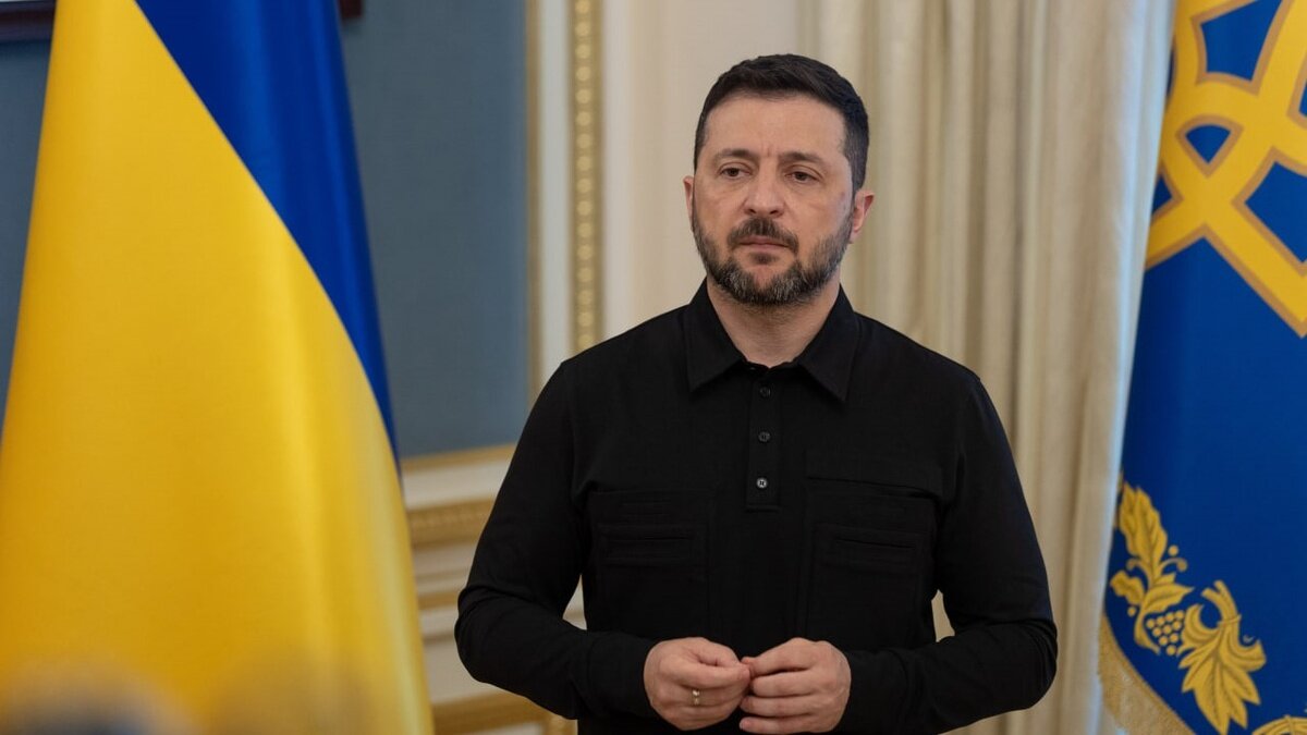 Володимир Зеленський під час виступу
