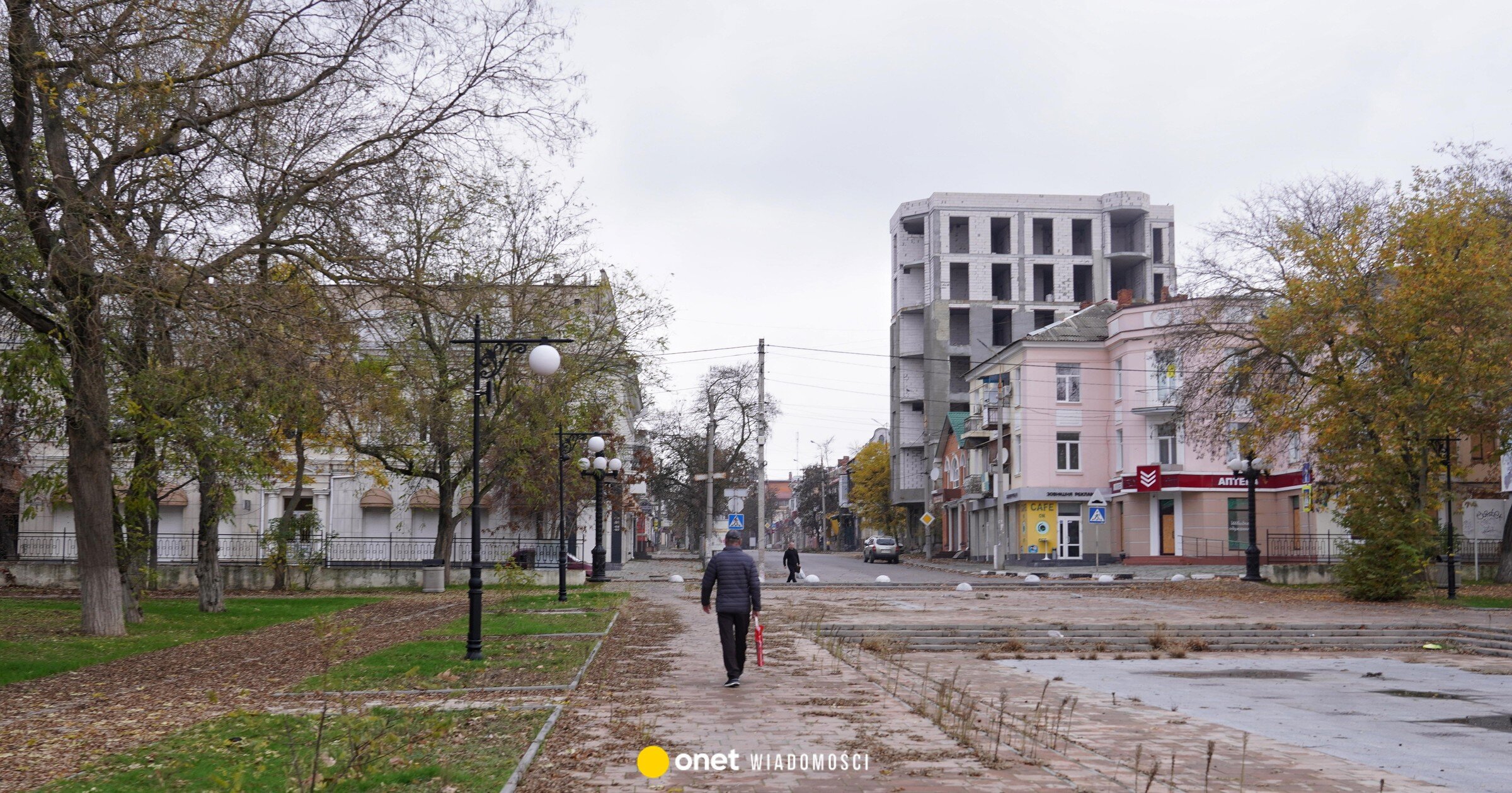 Порожній шаблон новини з польського порталу Onet