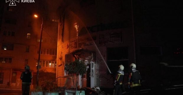 Наслідки російського удару по Києву