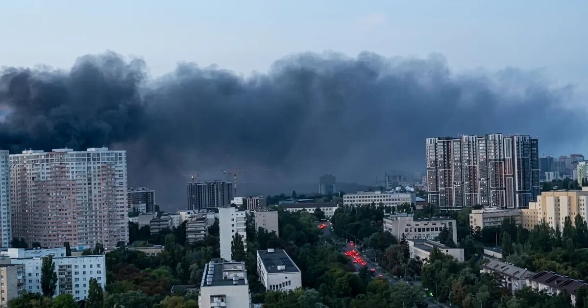 Київ після атаки реактивних дронів