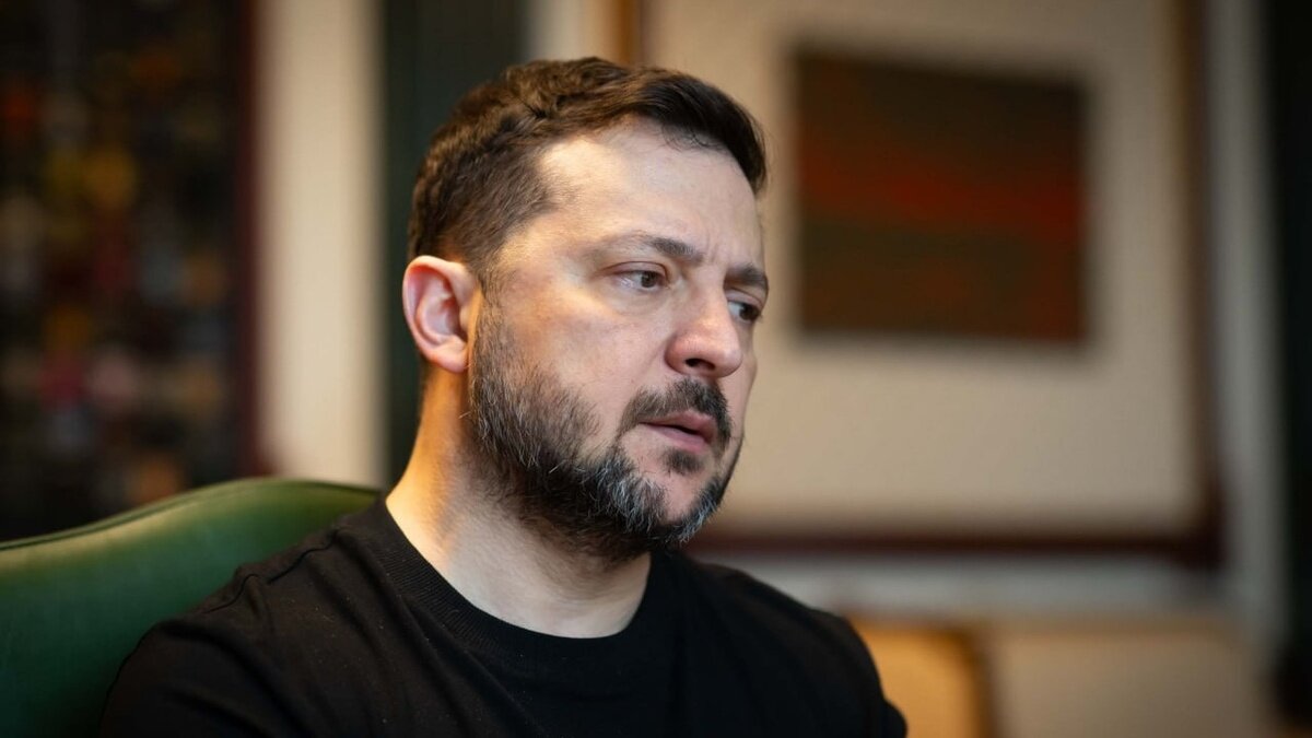 Володимир Зеленський під час звернення