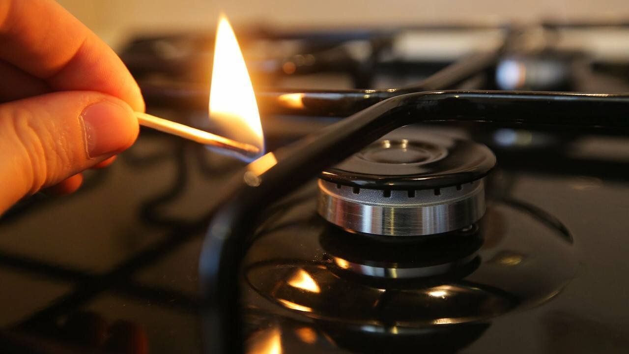 Газова плита на кухні