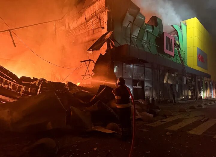 Наслідки російського удару по Києву